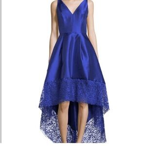 Monique Lhuillier Royal Blue High Low Dress